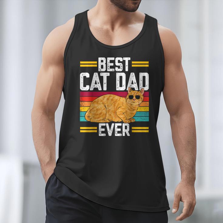 Orange Cat Best Cat Dad Ever Orange Tabby Cat Men Tank Top