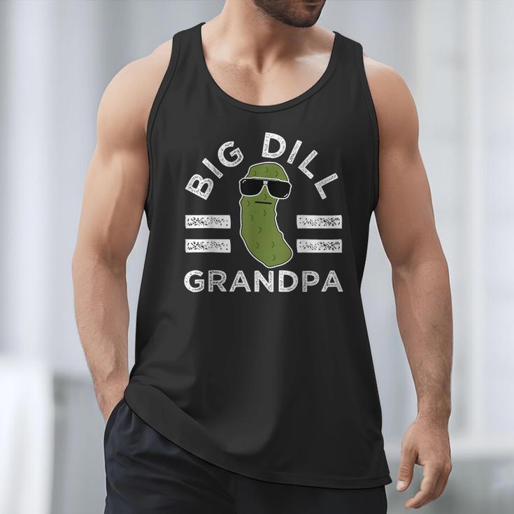 Pickle Pun Big Dill Grandpa Dad Joke Grandfather Humor Men Tank Top