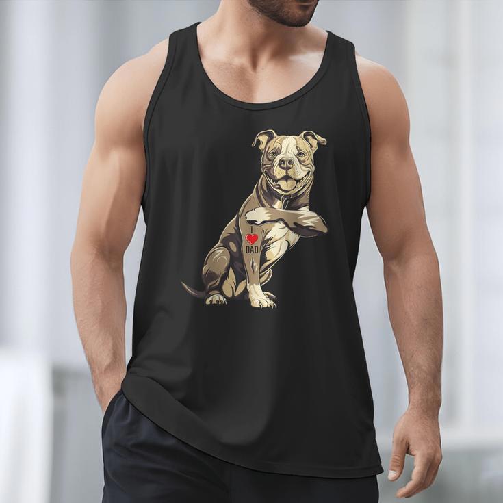 Pitbull I Love Dad Pit Bull Terrier Pettie Dog Owner Father Men Tank Top Pitbull I Love Dad Pit Bull Terrier Pettie Dog Owner Father Men Tank Top