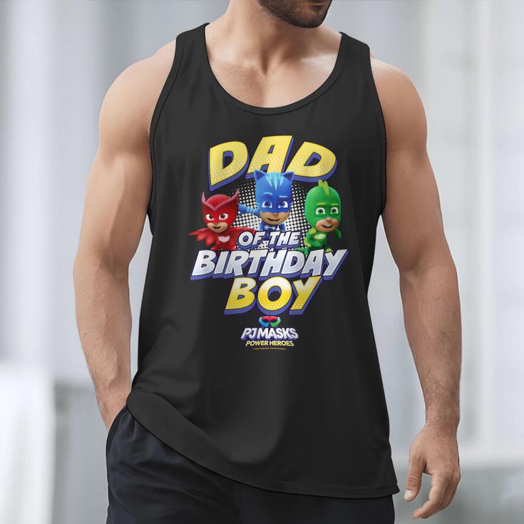 PJ Masks Group Shot Dad Of The Birthday Boy Logo Men Tank Top PJ Masks Group Shot Dad Of The Birthday Boy Logo Men Tank Top