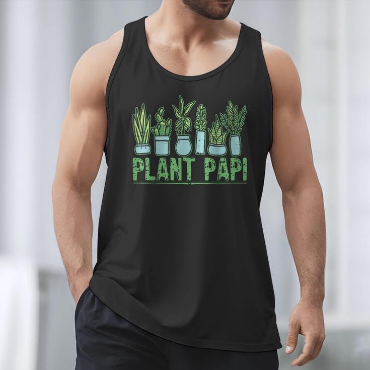 Plant Papi Daddy Father Gardener Gardening Father’s Day Men Tank Top