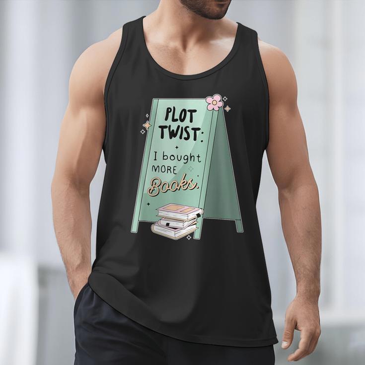 Plot Twist I Bought More Books Bookish Men Tank Top Plot Twist I Bought More Books Bookish Men Tank Top