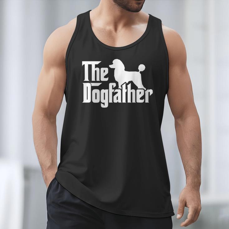 Poodle The Dogfather Cool Dog Daddy Dad Papa Father Men Kids Men Tank Top