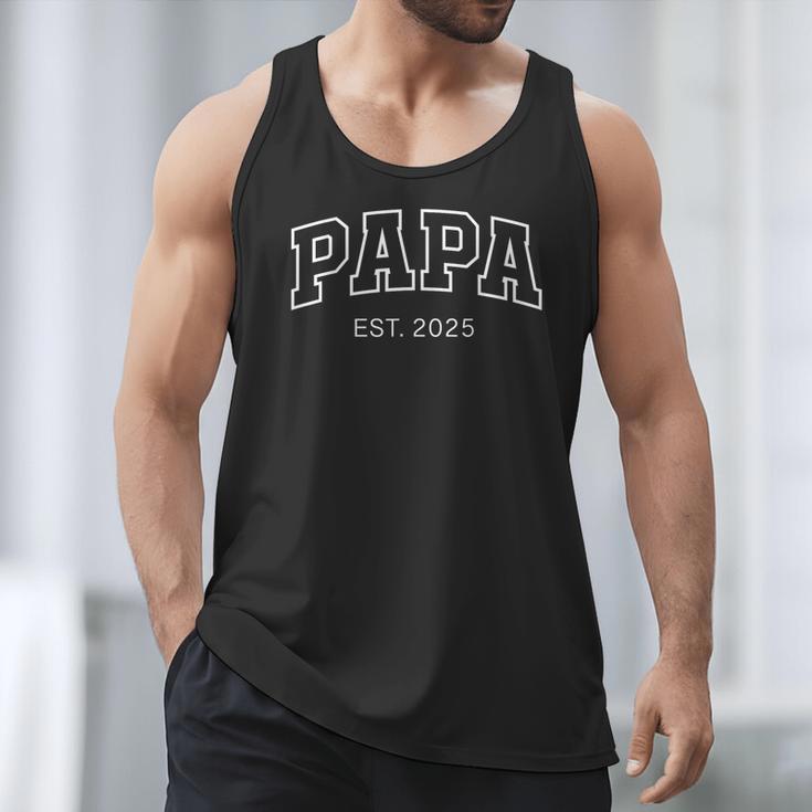 Promoted To Papa Est 2025 Dad To Be First Time Dad Men Tank Top