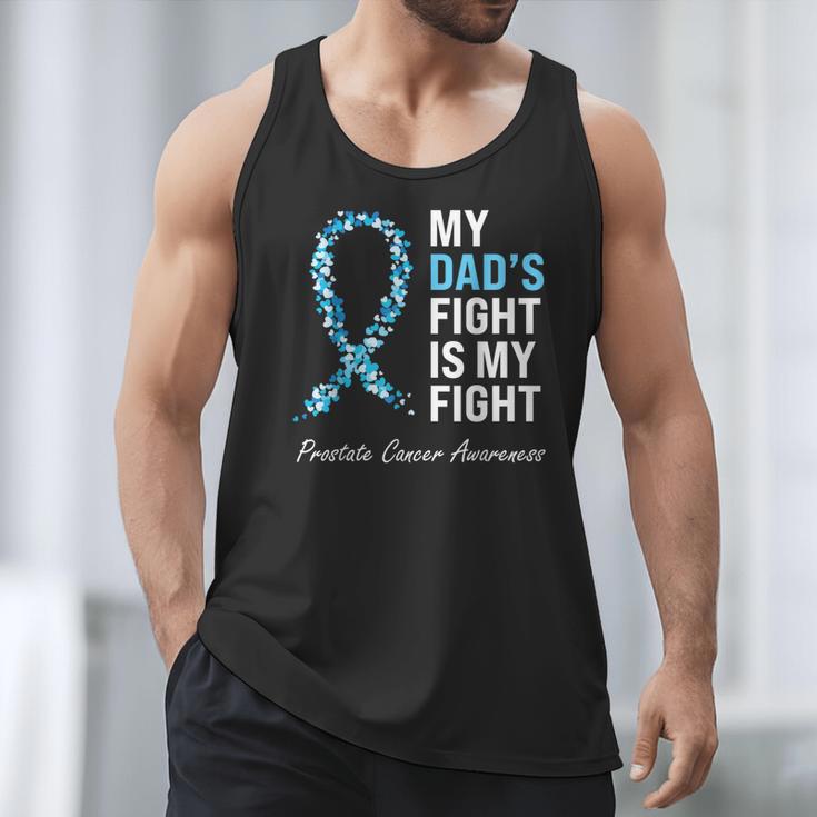 Prostate Cancer Awareness Light Blue Ribbon Dad Survivor Men Tank Top Prostate Cancer Awareness Light Blue Ribbon Dad Survivor Men Tank Top