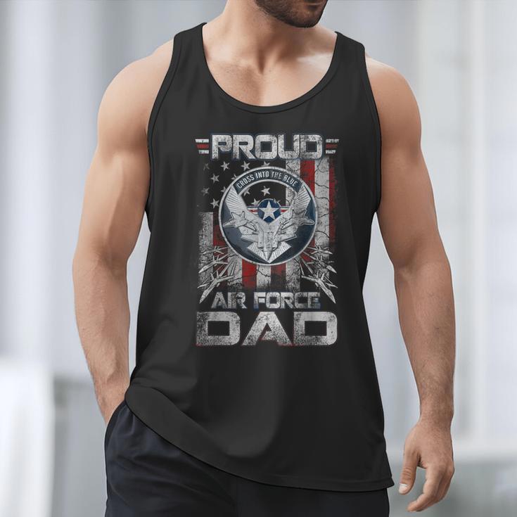 Proud Air Force Dad Shirt Military Family Fathers Day Men Tank Top
