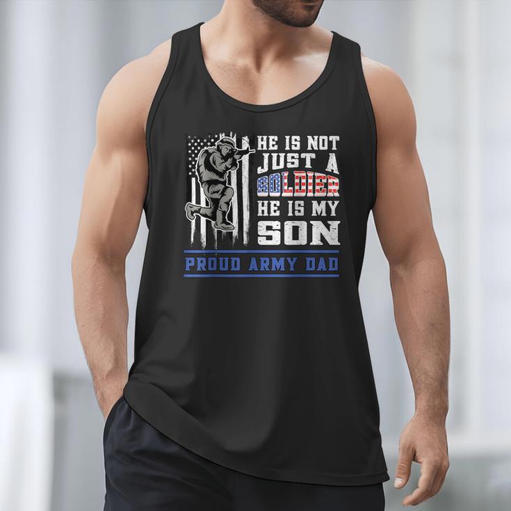Proud Army Dad Soldier Son Patriotic Veterens Men Tank Top