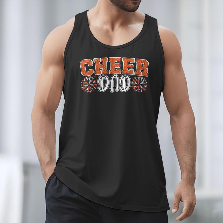 Proud Cheer Dad My Favorite Cheerleader Calls Me Dad Orange Men Tank Top Proud Cheer Dad My Favorite Cheerleader Calls Me Dad Orange Men Tank Top