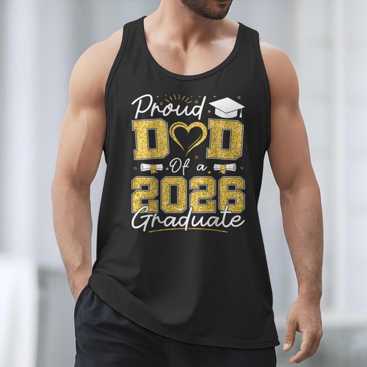 Proud Dad Of A 2026 Graduate Senior 2026 Grad Family Men Tank Top