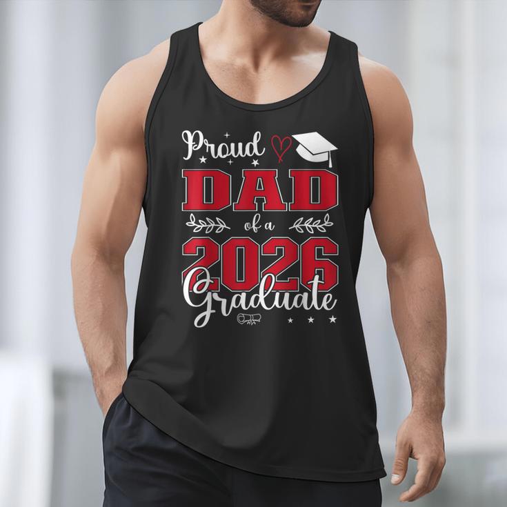 Proud Dad Of a Class Of 2026 Graduate For Graduation Men Tank Top