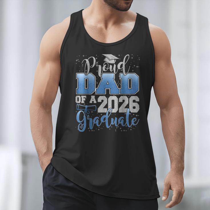 Proud Dad Of a Class Of 2026 Graduate Senior Graduation Men Tank Top