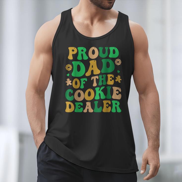 Proud Dad Of a Cookie Dealer Scout Troop Cookie Dealer Girls Men Tank Top