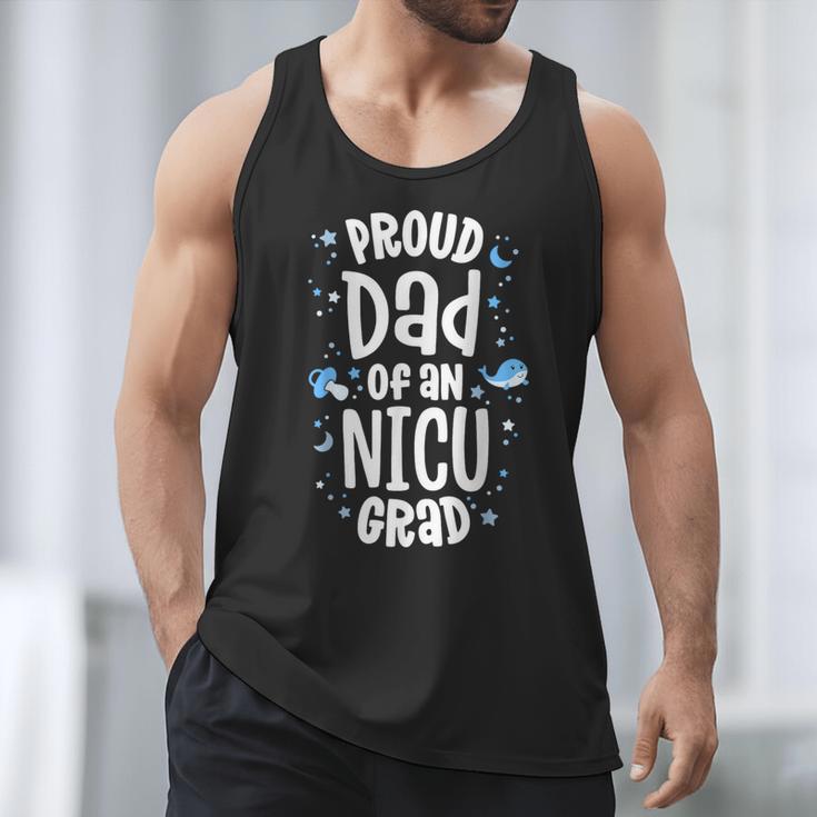 Proud Dad Of An NICU Grad NICU Graduate Father Parents Men Tank Top