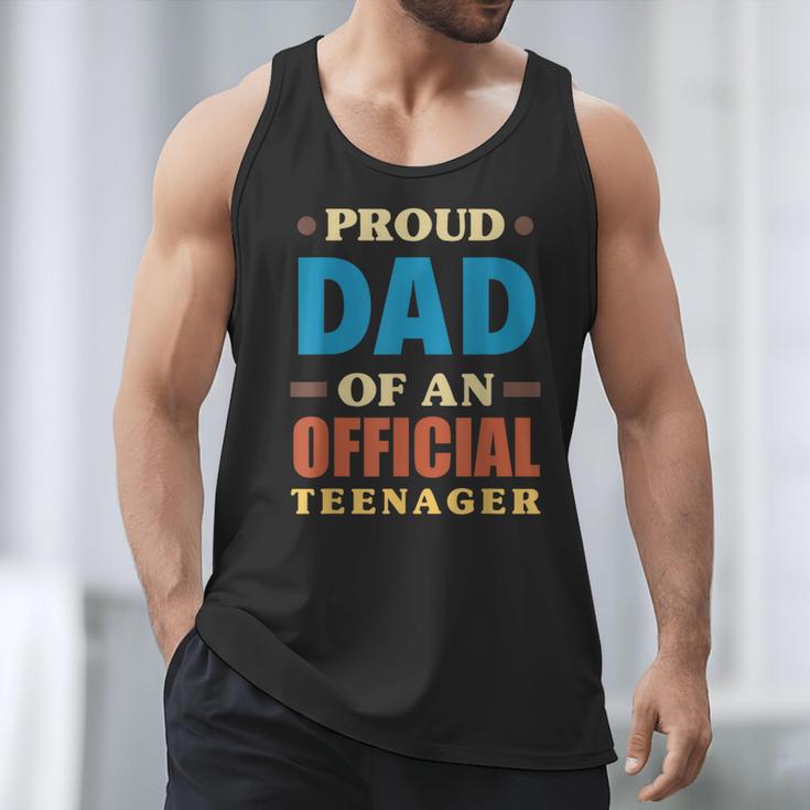Proud Dad Of An Official Teenager 13th Birthday Family Men Tank Top Proud Dad Of An Official Teenager 13th Birthday Family Men Tank Top