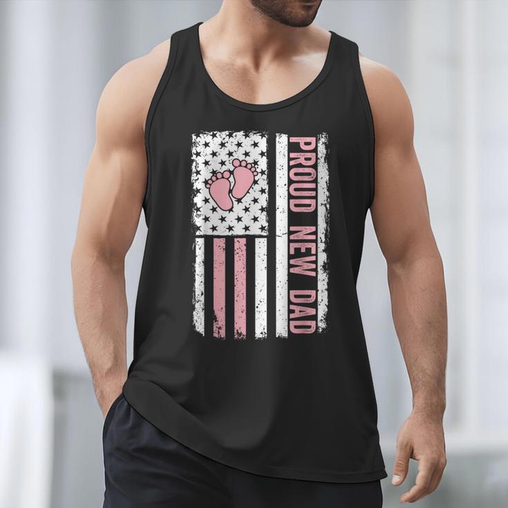 Proud New Dad New Girl Baby Fathers Day First Time Dad Men Tank Top