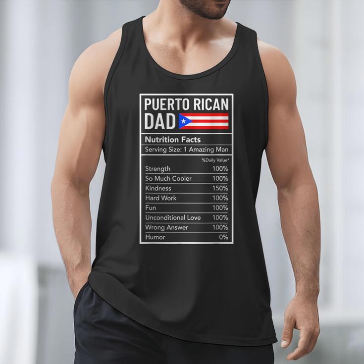 Puerto Rican Dad Nutrition Facts Pride Father's Day Men Tank Top Puerto Rican Dad Nutrition Facts Pride Father's Day Men Tank Top