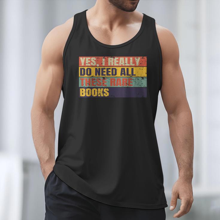 Rare Book Collector Antiquarian Antique Books Collecting Men Tank Top