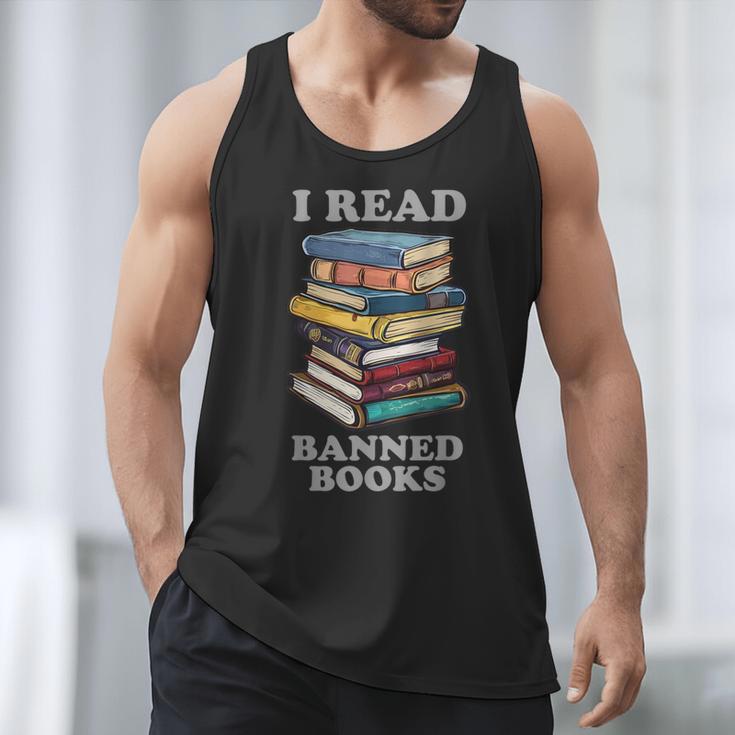 I Read Banned Books Bookworm Men Tank Top I Read Banned Books Bookworm Men Tank Top