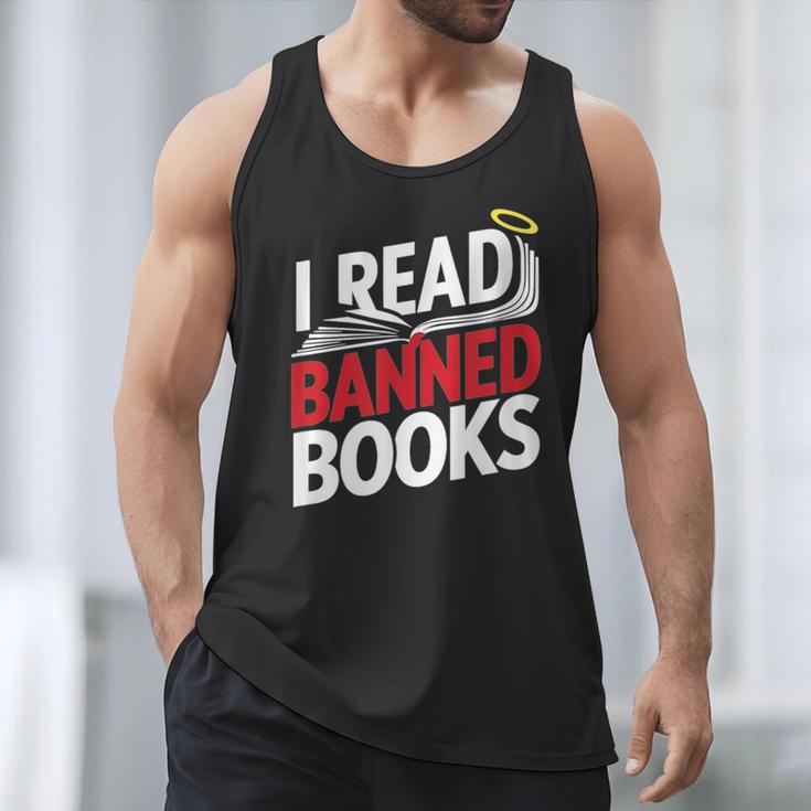 I Read Banned Books Defiant And Bold Men Tank Top