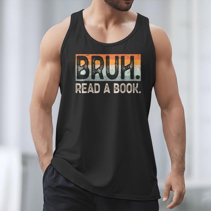 Read A Book Bruh Cool Ela English Teacher Reading Literature Men Tank Top Read A Book Bruh Cool Ela English Teacher Reading Literature Men Tank Top