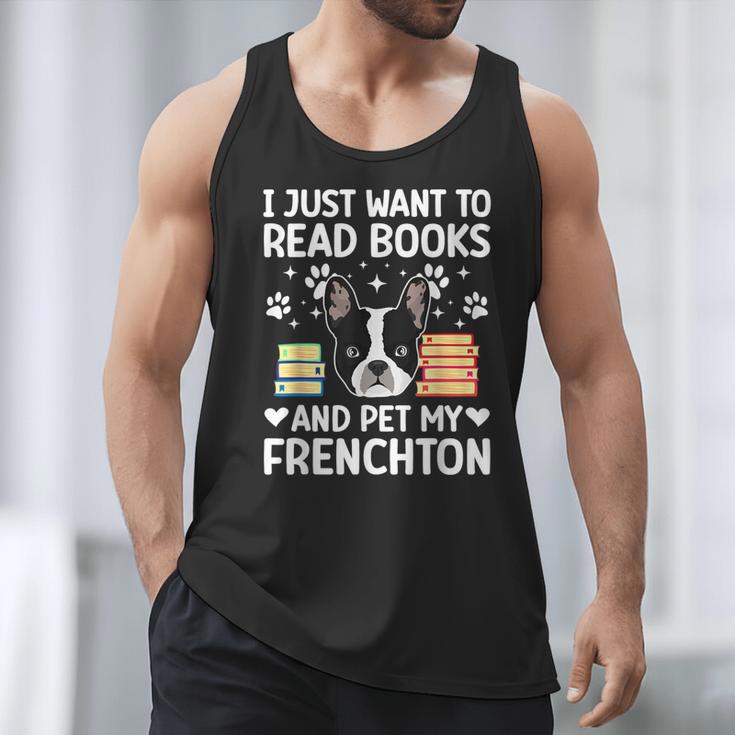 Read Books & Pet My Frenchton Owner Frenchton Lover Men Tank Top