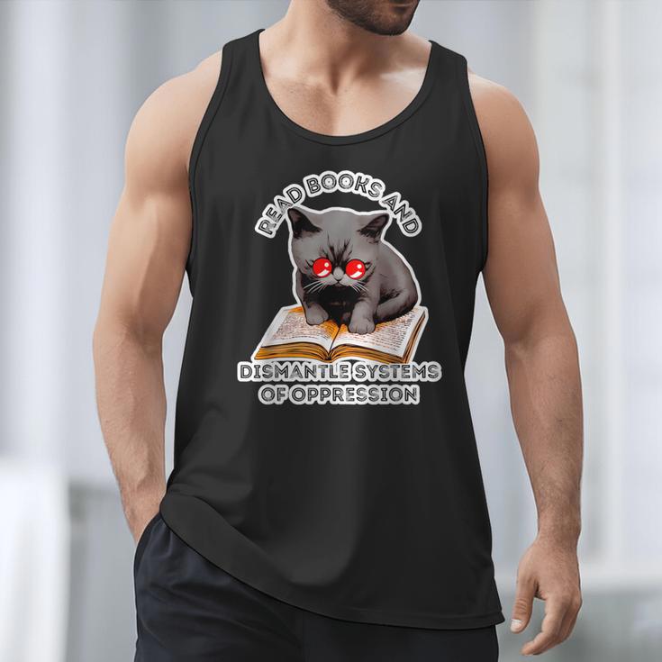 Read Books And Dismantle Systems Of Oppression Men Tank Top
