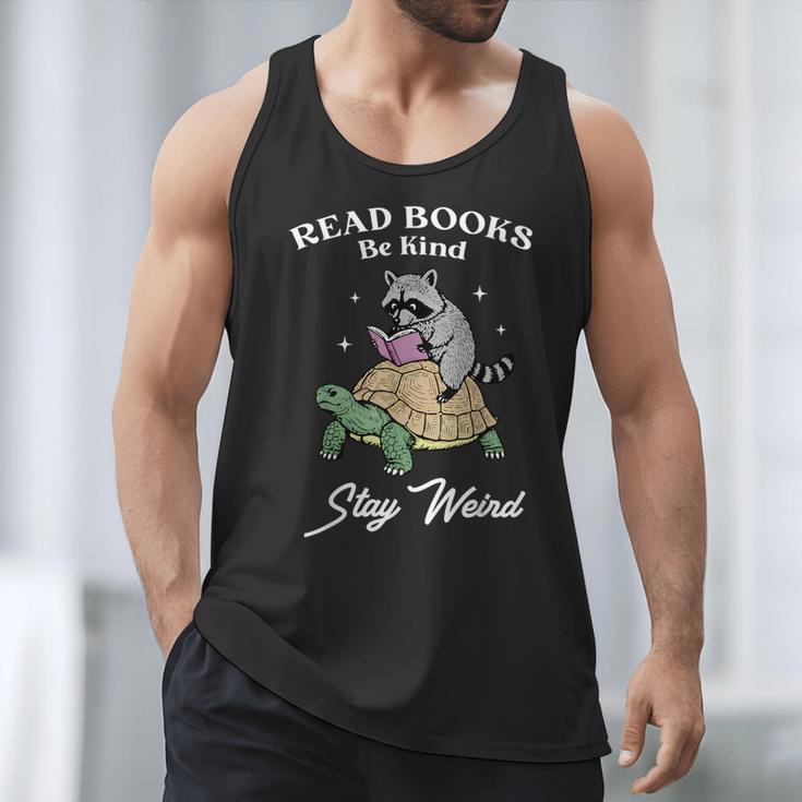 Read Books Be Kind Stay Weird Men Tank Top Read Books Be Kind Stay Weird Men Tank Top