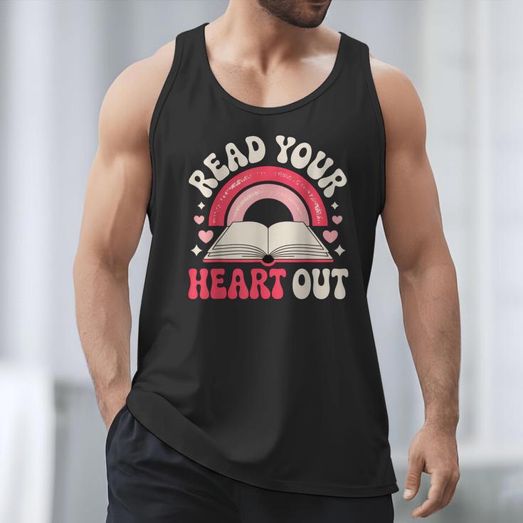 Read Your Heart Out Book Lover Fun Reading Time Men Tank Top