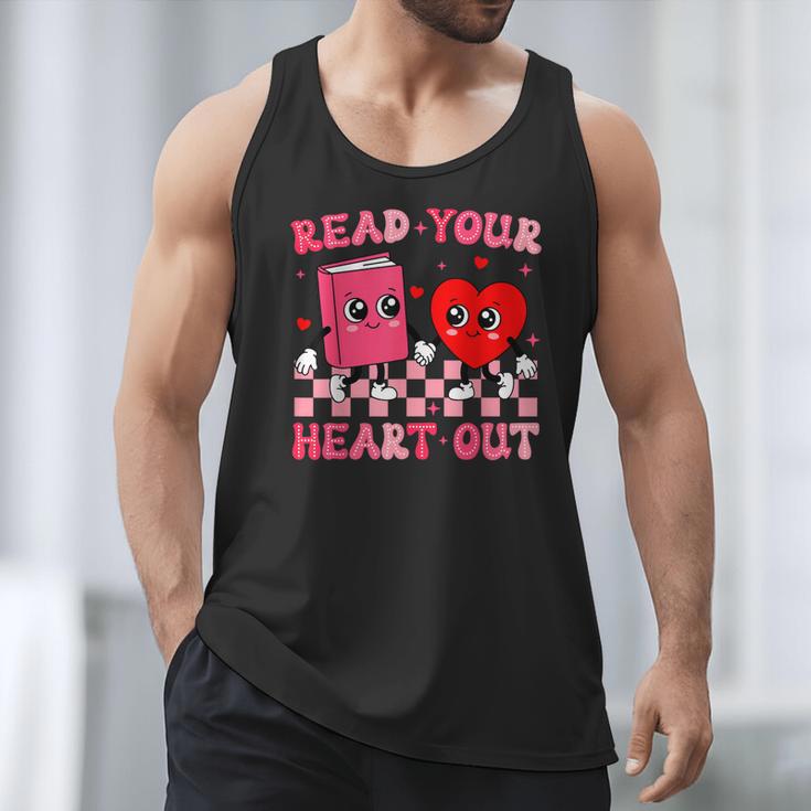 Read Your Heart Out Cute Reading Book Lover Men Tank Top