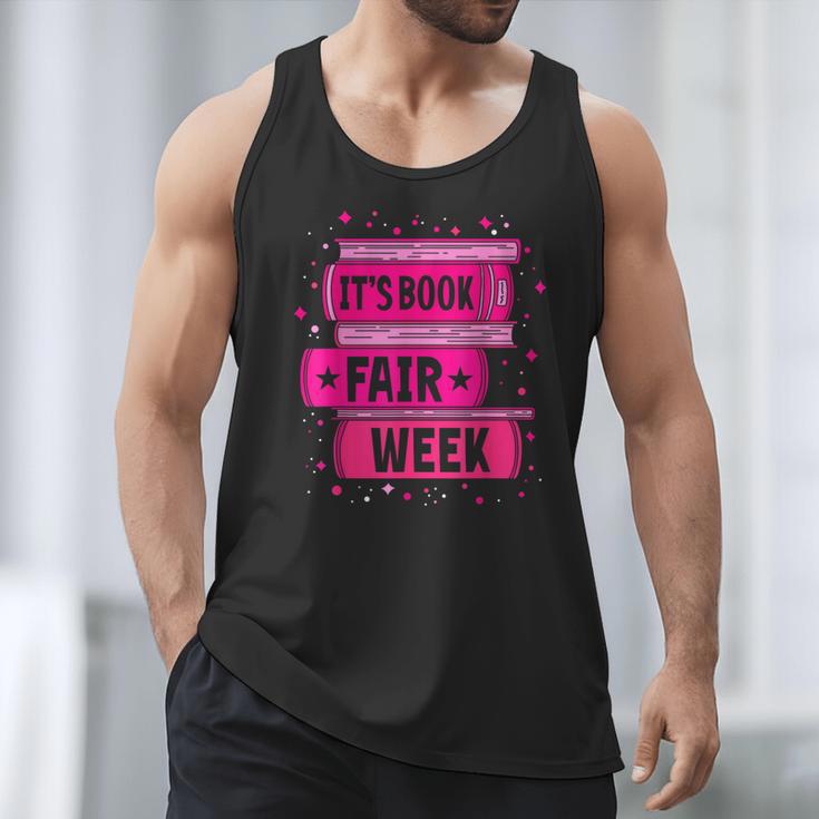 Reading Books Its Book Fair Week Men Tank Top