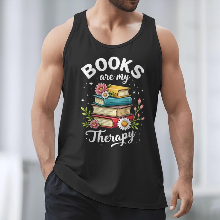 Reading Books Are My Therapy Men Tank Top Reading Books Are My Therapy Men Tank Top