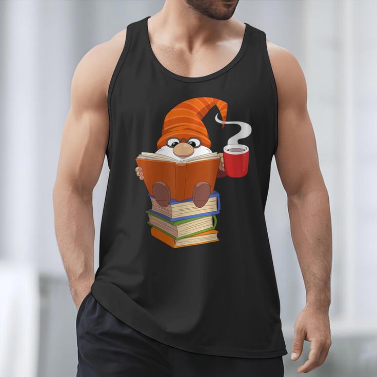 Reading Lover Book Graphic Gnome Men Tank Top Reading Lover Book Graphic Gnome Men Tank Top