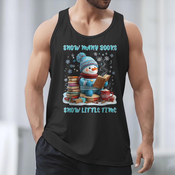 Reading Snow So Many Books Christmas Snow Little Time Men Tank Top Reading Snow So Many Books Christmas Snow Little Time Men Tank Top