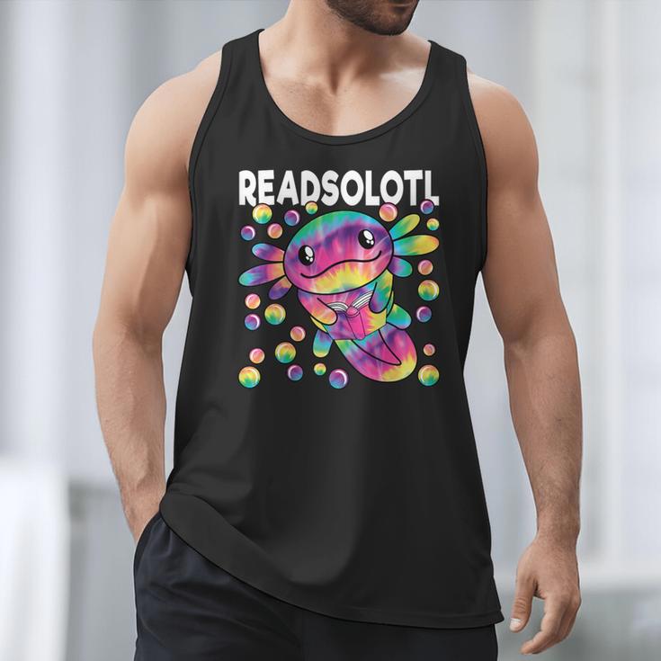 Readsolotl Cute Axolotl Book Lover Reading Women Girls Men Tank Top Readsolotl Cute Axolotl Book Lover Reading Women Girls Men Tank Top