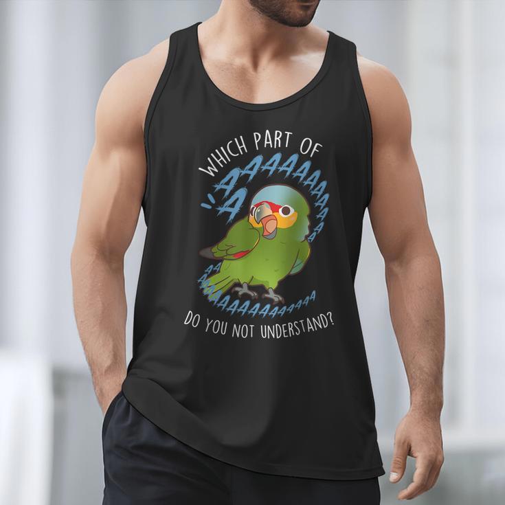 Red-Lored Amazon Parrot Aaaa Cute Pet Bird Mom Dad Men Tank Top