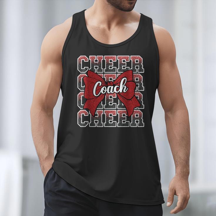 Red Sport Loud Proud Cheer Coach Dad Father's Day Men Tank Top