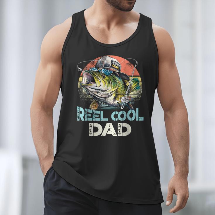 Reel Cool Dad Fishing Vintage Retro Father's Day Men Tank Top
