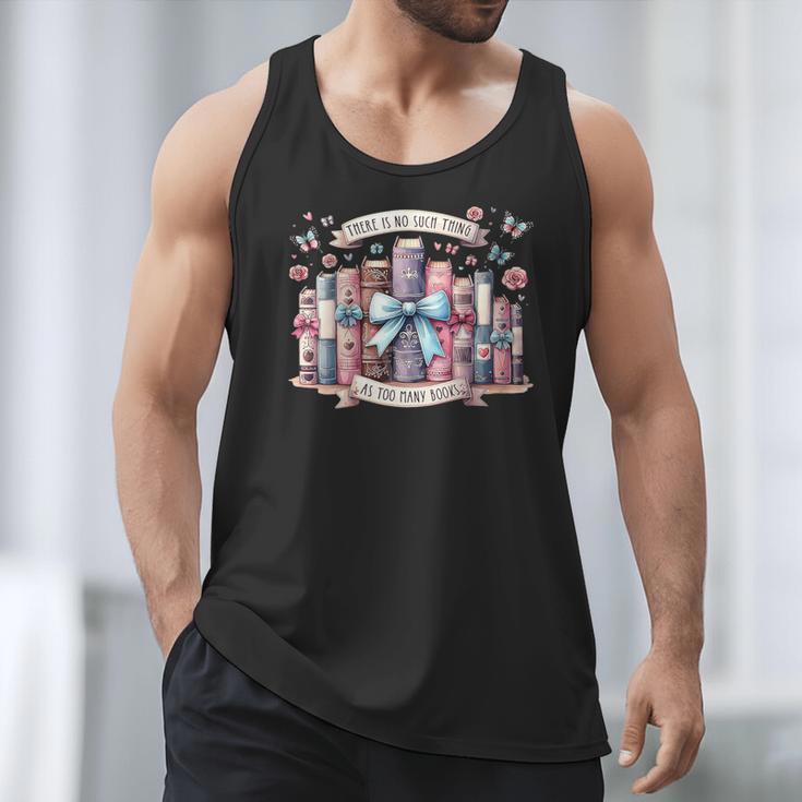 There’s No Such Thing As Too Many Books Men Tank Top