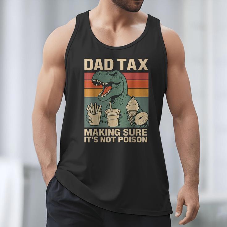 Retro Father's Day Dad Tax Making Sure It's Not PoisonRex Men Tank Top