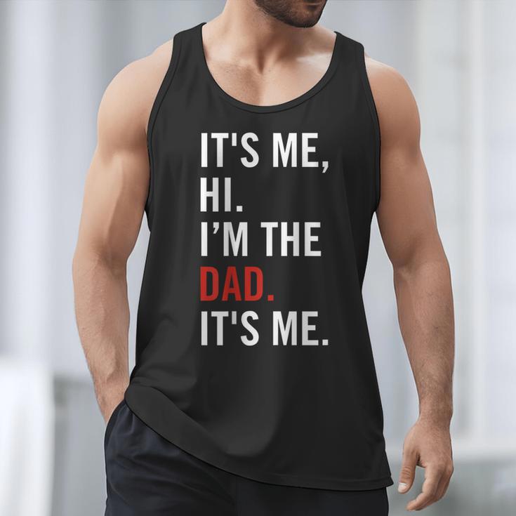 Retro It's Me Hi I'm The Dad It's Me For Dad Men Tank Top