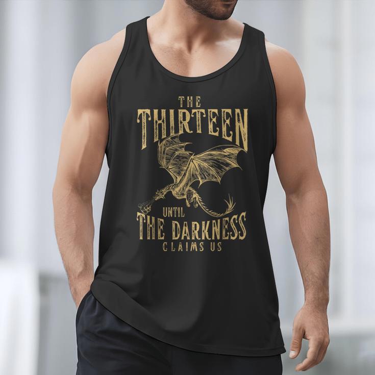 Retro Vintage The Thirteen Until The Darkness Claims Us Book Men Tank Top