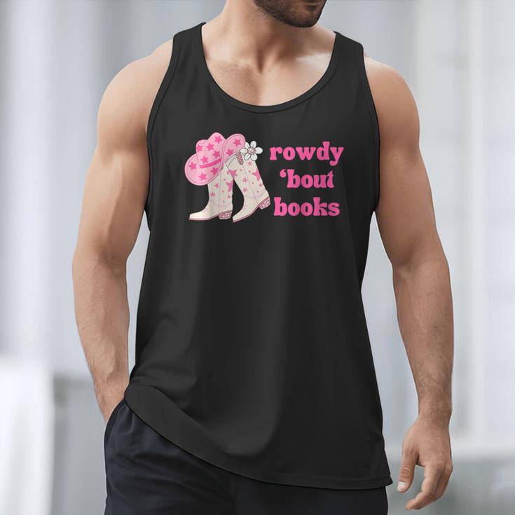 Rowdy 'Bout Books Cowboy Lovers Men Tank Top