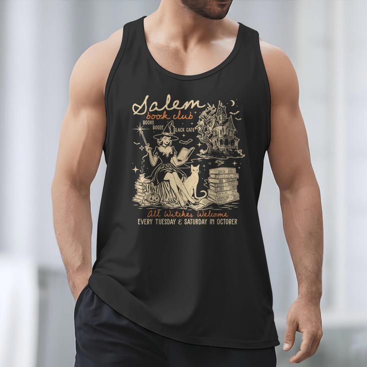 Salem Book Club Witches Witchy Witch Spooky Season Halloween Men Tank Top Salem Book Club Witches Witchy Witch Spooky Season Halloween Men Tank Top