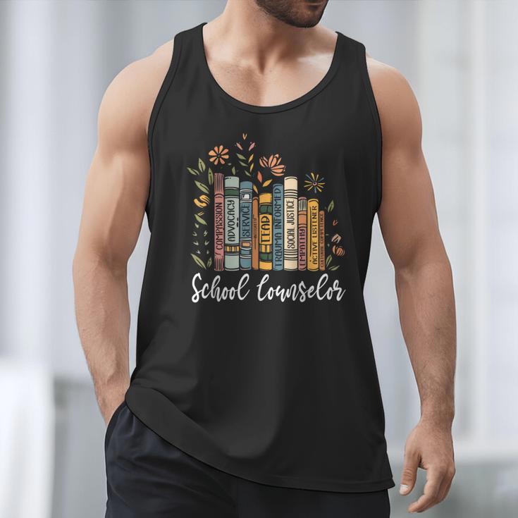 School Counselor Wildflower Books National School Counseling Men Tank Top