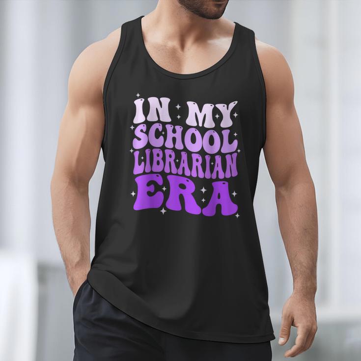 In My School Librarian Era Groovy Back To School Book Lover Men Tank Top In My School Librarian Era Groovy Back To School Book Lover Men Tank Top