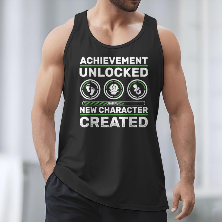 Schwangerschaft Verknden Geschenk Zocker New Character Created Pregnancy Announcement Dad Gamer Men Tank Top