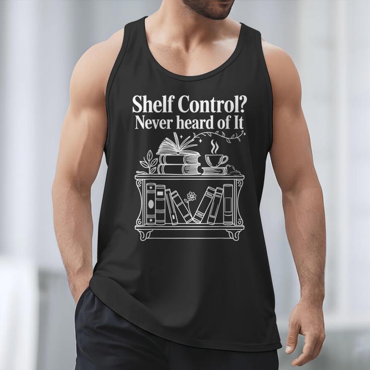 Shelf Control Never Heard Of It Book Lover Reading Men Tank Top