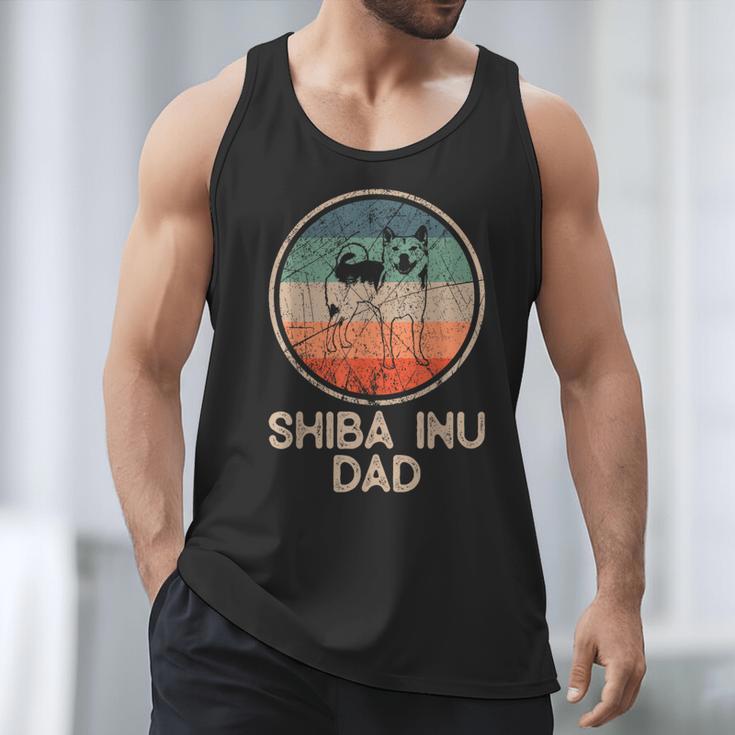 Shiba Inu Dog Vintage Shiba Inu Dad Men Women Men Tank Top