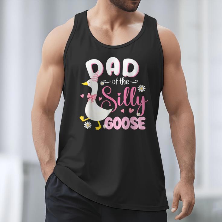 Silly Dad Goose Dad 1st Birthday Family Matching Party Men Tank Top