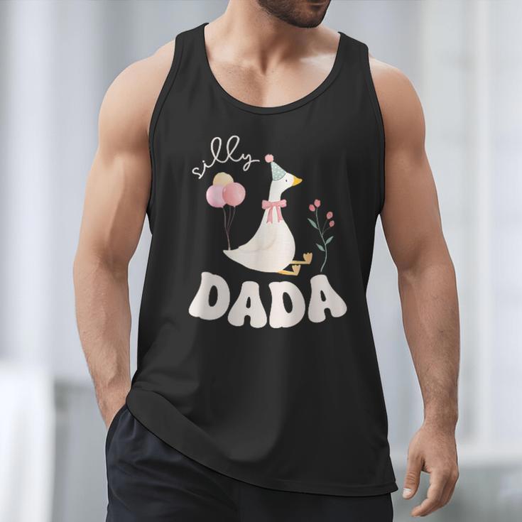Silly Dada Silly Goose Dad Birthday Family Matching Party Men Tank Top
